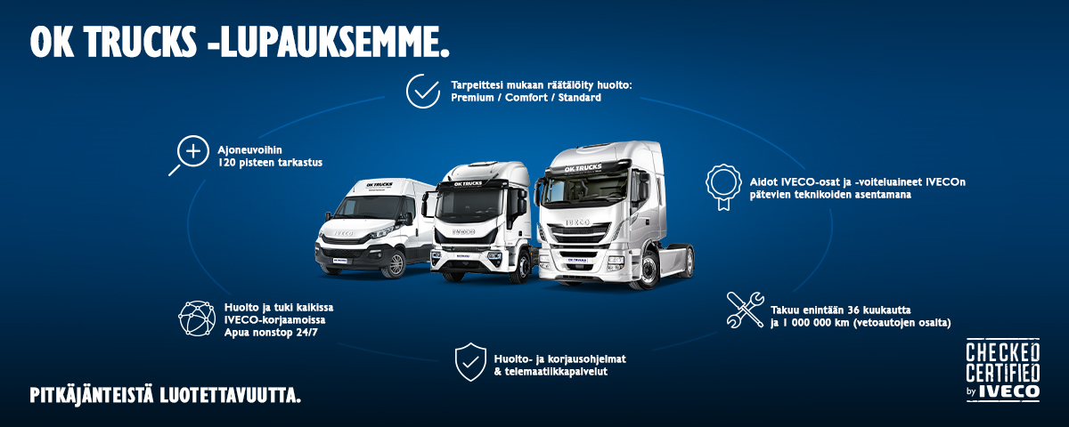 Tietoja IVECO CERTIFIED PRE-OWNED